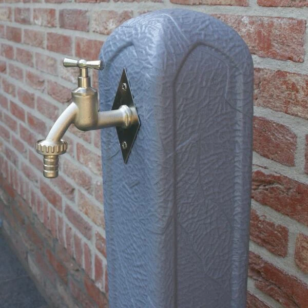 Waterzuil Met Kraan En Aansluiting - Grijs - Image 4