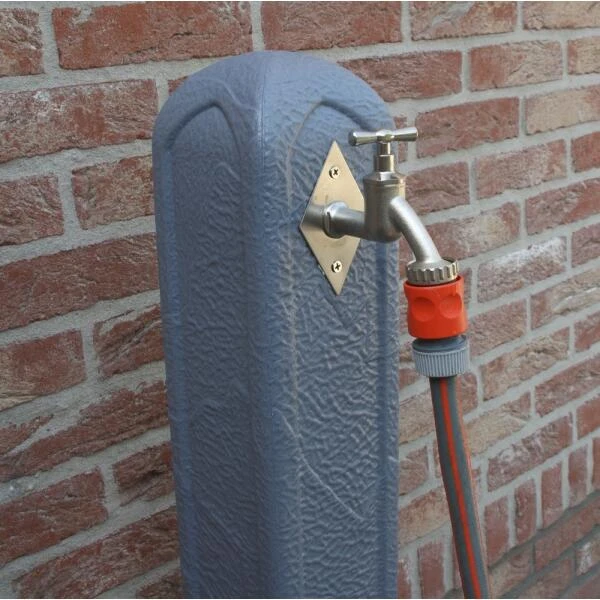 Waterzuil Met Kraan En Aansluiting - Grijs - Image 3