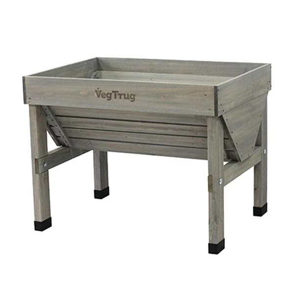 Vegtrug Verhoogde Kweektafel Grijs - 100 × 80 × 80 Cm - Image 2